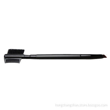 Professional Eyebrow Brush and Mascara Comb with Eyeshadow Blending Applicators Two Ends